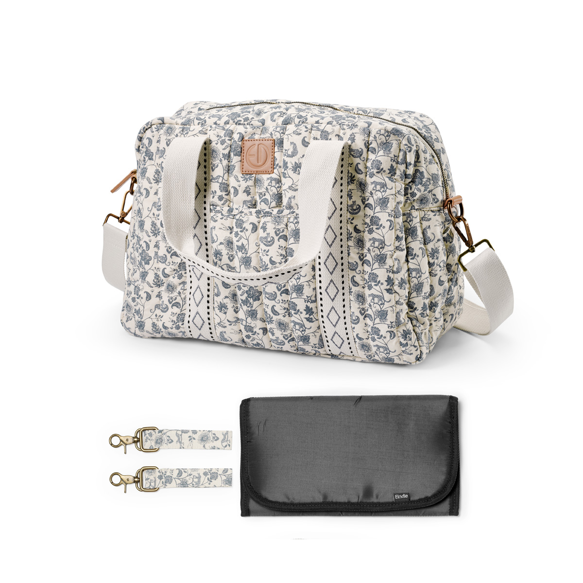 Changing Bag Quilted - Garden Leo Toile | Style Meets Function